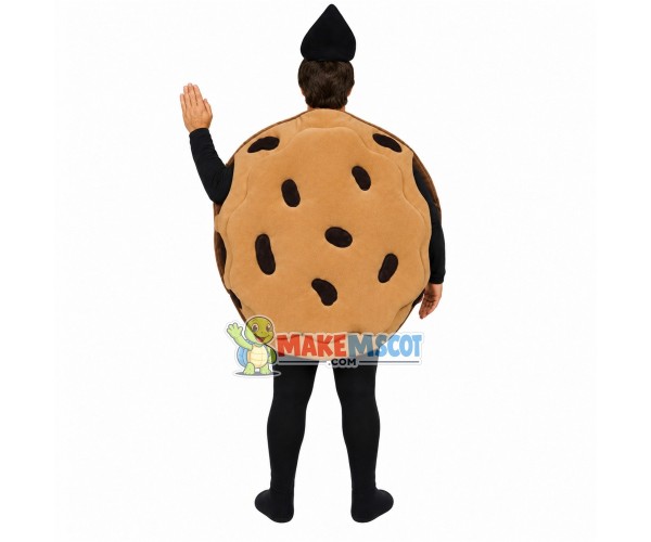 Black Sesame Biscuit Mascot Costume Black Sesame Biscuit Mascot Costume