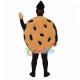 Black Sesame Biscuit Mascot Costume Black Sesame Biscuit Mascot Costume