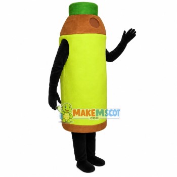 Big Bottle of Sea Buckthorn Juice Mascot Costume