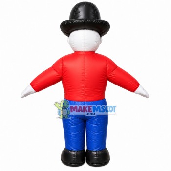 Inflatable Expressionless Man Mascot Costume Inflatable Expressionless Man Mascot Costume