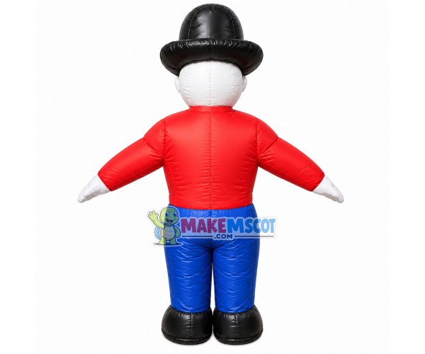 Inflatable Expressionless Man Mascot Costume Inflatable Expressionless Man Mascot Costume