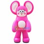 Pink Big-eared Groundhog Mascot Inflatable Costume