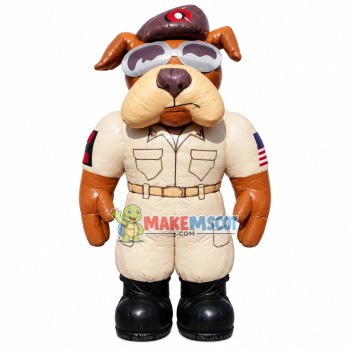 Inflatable Power Police Dog Mascot Costume Inflatable Power Police Dog Mascot Costume