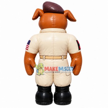 Inflatable Power Police Dog Mascot Costume