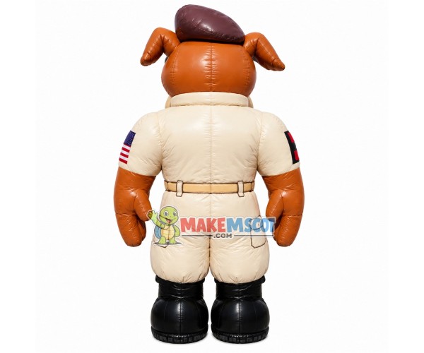 Inflatable Power Police Dog Mascot Costume Inflatable Power Police Dog Mascot Costume