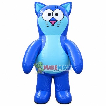 Inflatable Cartoon Blue Cat Mascot Costume Inflatable Cartoon Blue Cat Mascot Costume