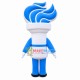 Inflatable Blue Torch Mascot Costume Inflatable Blue Torch Mascot Costume