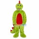Adult Plush Green & Red Dinosaur Mascot Costume Adult Plush Green & Red Dinosaur Mascot Costume