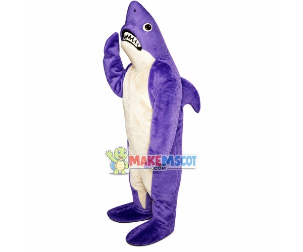 Purple Shark Mascot Costume for Adult Purple Shark Mascot Costume for Adult