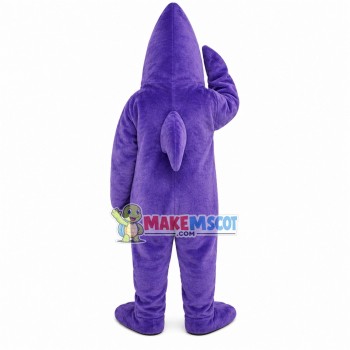 Purple Shark Mascot Costume for Adult