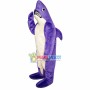 Purple Shark Mascot Costume for Adult