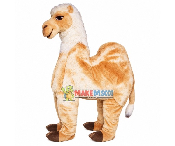 Calm Desert Camel Mascot Costume Calm Desert Camel Mascot Costume