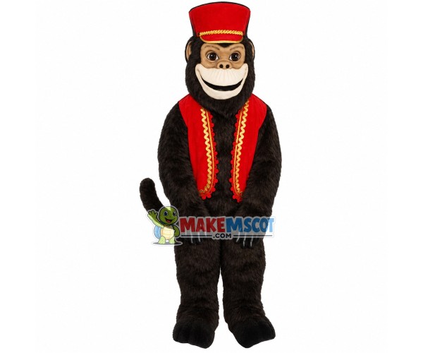 Polite Monkey Bellman Mascot Costume