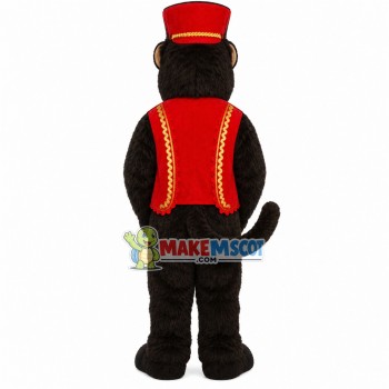Polite Monkey Bellman Mascot Costume Polite Monkey Bellman Mascot Costume