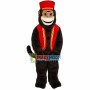Polite Monkey Bellman Mascot Costume