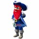 Navigator With Red Beard Mascot Costume Navigator With Red Beard Mascot Costume