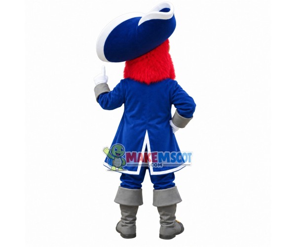 Navigator With Red Beard Mascot Costume Navigator With Red Beard Mascot Costume