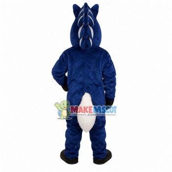 The Invincible Blue War Horse Mascot Costume The Invincible Blue War Horse Mascot Costume