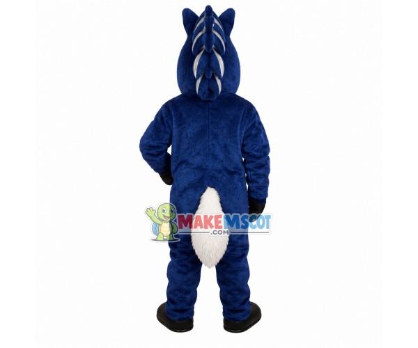 The Invincible Blue War Horse Mascot Costume The Invincible Blue War Horse Mascot Costume