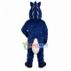 The Invincible Blue War Horse Mascot Costume The Invincible Blue War Horse Mascot Costume