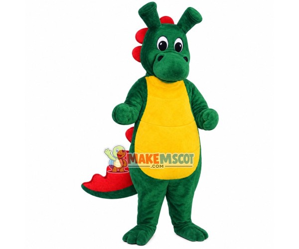 Mutant Dinosaur With Long Ears Mascot Costume Mutant Dinosaur With Long Ears Mascot Costume