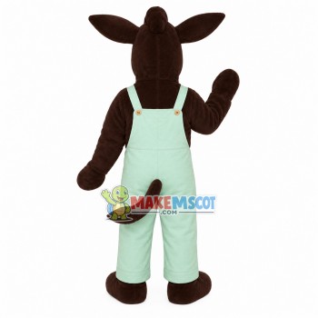 Stupid Donkey In Overalls Mascot Costume