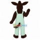 Stupid Donkey In Overalls Mascot Costume Stupid Donkey In Overalls Mascot Costume