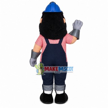 Elder Bearded Miner Mascot Costume Elder Bearded Miner Mascot Costume