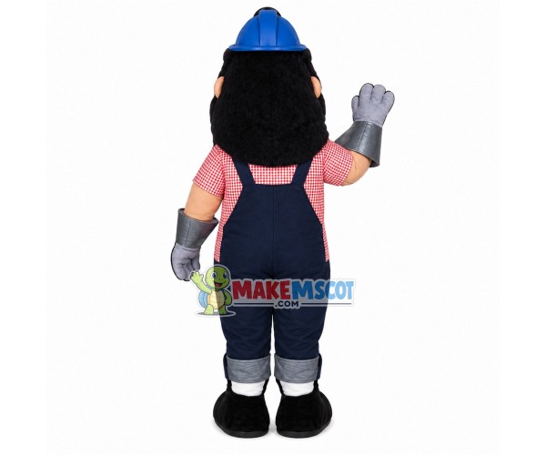 Elder Bearded Miner Mascot Costume Elder Bearded Miner Mascot Costume