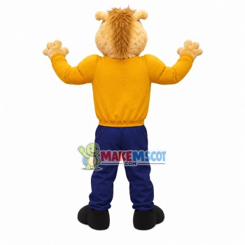 Power Camel In The Tight Shirt Mascot Costume Power Camel In The Tight Shirt Mascot Costume