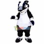 Confident Plush Tiger With Sport Vest Mascot Costume