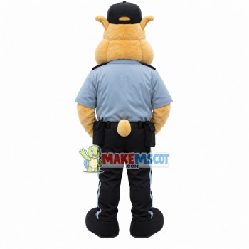 Guard Bulldog In Sunglasses Mascot Costume