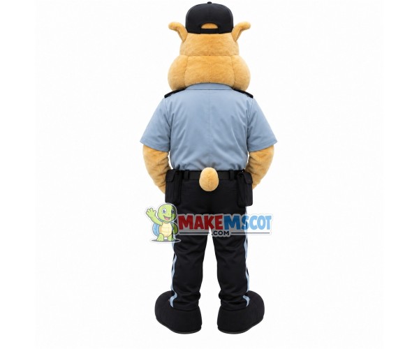 Guard Bulldog In Sunglasses Mascot Costume Guard Bulldog In Sunglasses Mascot Costume
