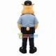Guard Bulldog In Sunglasses Mascot Costume Guard Bulldog In Sunglasses Mascot Costume