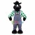 Black Rhinoceros In Suspenders Mascot Costume