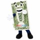 Cartoon Style Paper Money Mascot Costume Cartoon Style Paper Money Mascot Costume