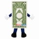 Cartoon Style Paper Money Mascot Costume Cartoon Style Paper Money Mascot Costume