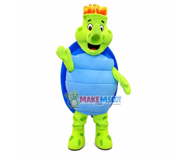 Big Nosed Turtle With Blue Shell Mascot Costume Big Nosed Turtle With Blue Shell Mascot Costume
