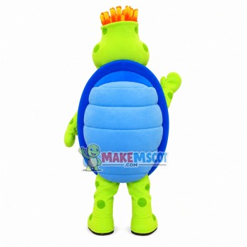 Big Nosed Turtle With Blue Shell Mascot Costume Big Nosed Turtle With Blue Shell Mascot Costume
