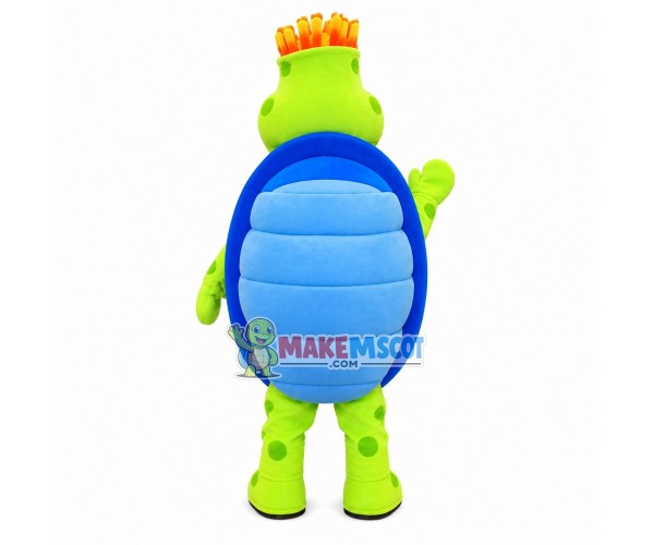 Big Nosed Turtle With Blue Shell Mascot Costume Big Nosed Turtle With Blue Shell Mascot Costume