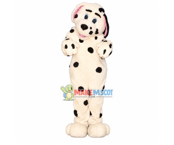 Soft Lovely Spotted Dog Mascot Costume Soft Lovely Spotted Dog Mascot Costume