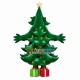 Christmas Tree With Gift Boxes Mascot Costume Christmas Tree With Gift Boxes Mascot Costume