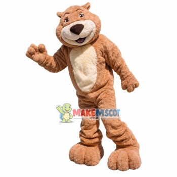 Friendly Plush Adult Bear Mascot Costume