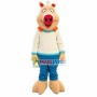 Innocent Pig Wearing Sweater Mascot Costume