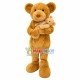Father Brown Bear Holding Baby Mascot Costume Father Brown Bear Holding Baby Mascot Costume