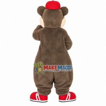 Referee Bear With Whistle Mascot Costume Referee Bear With Whistle Mascot Costume