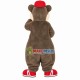 Referee Bear With Whistle Mascot Costume Referee Bear With Whistle Mascot Costume