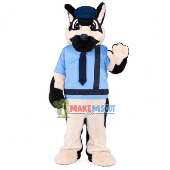 Commanding Traffic Police Dog Mascot Costume Commanding Traffic Police Dog Mascot Costume