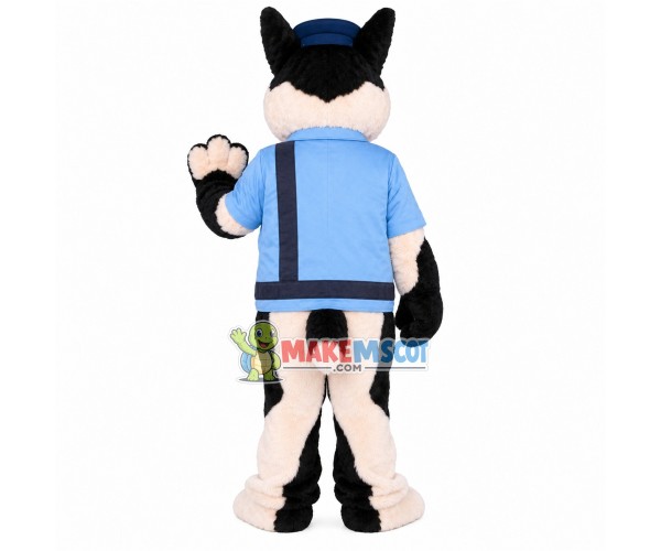 Commanding Traffic Police Dog Mascot Costume Commanding Traffic Police Dog Mascot Costume