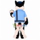 Commanding Traffic Police Dog Mascot Costume Commanding Traffic Police Dog Mascot Costume
